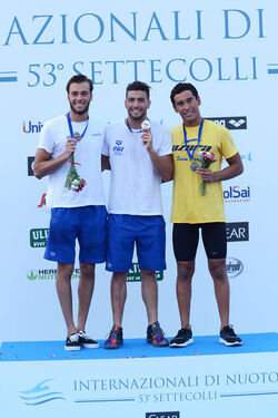 26.06.2016 Roma Stadio del Nuoto. Premiazioni 53mo Settecolli