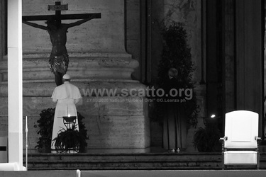 27.03.2020 Urbi et Orbi Papa Francesco. G.Leanza ph