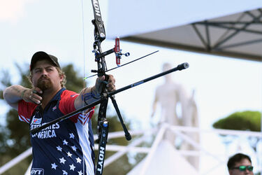 Roma Stadio dei Marmi 03.09.2017 Hyundai Archery World Cup Recurve Men. Roma Stadio dei Marmi 03.09.2017 Hyundai Archery World Cup Recurve Men.