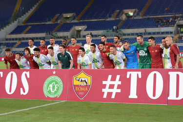 01.09.2017 Roma vs Chapecoense Match Friendly 37 photos