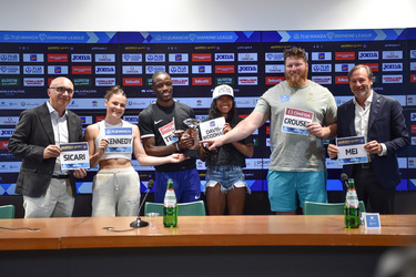 Roma 29.08.2024 Stadio Olimpico Conferenza Golden Gala Pietro Mennea Fotoservizio G.Leanza G.Biagini