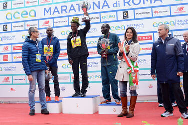 02.07.2017 Maratona di Roma. Premiazioni