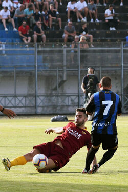 14.07.2018 gara amichevole Us Latina vs AS Roma 0 9