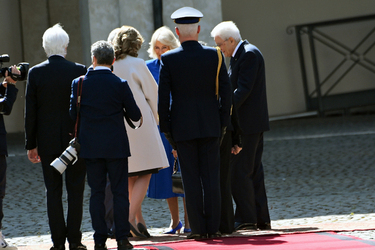08 04.2025 Reali Britannici Re Carlo III e Camilla in visita al Quirinale G.Leanza ph