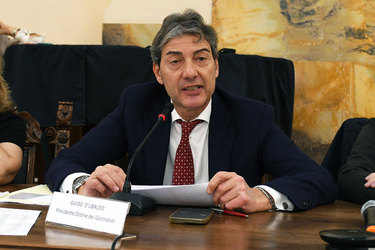 11.03.2025 Roma Aula Magna Facolt&agrave; Teologica Valdese Assemblea Bilancio OdG e Premi 50 anni da giornalisti G.Leanza ph