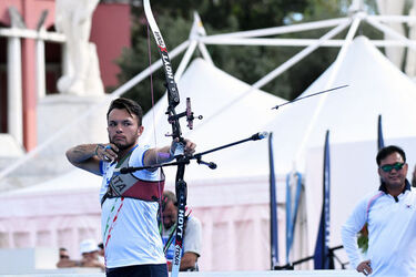Roma Stadio dei Marmi 03.09.2017 Hyundai Archery World Cup Recurve Men. Roma Stadio dei Marmi 03.09.2017 Hyundai Archery World Cup Recurve Men.