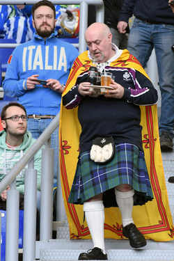 17.03.2018 Roma. Italia vs Scozia 27 29 Natwest 6 Nations. Supporters 17.03.2018 Roma. Italia vs Scozia 27 29 Natwest 6 Nations. Supporters