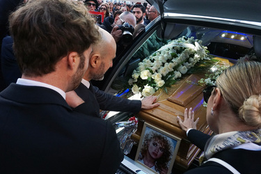 05.03.2025 Eleonora Giorgi Esequie G.Leanza ph 05.03.2025 Eleonora Giorgi Esequie G.Leanza ph