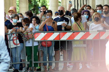 Roma 09.07.2021 Raffaella Carr&agrave; Esequie. G.Leanza ph
