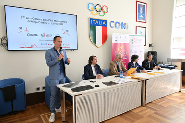 04.04.2025 CONI Presentazione 67ma Edizione Giro Ciclistico Reggio Calabria G.Leanza ph 04.04.2025 CONI Presentazione 67ma Edizione Giro Ciclistico Reggio Calabria G.Leanza ph