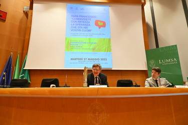 27.05.2025 Universit&agrave; Lumsa Sala Giubileo Giornata Mondiale Comunicazioni Sociali Analisi Contenuto Messaggio Papa Francesco ai Media G.Leanza ph