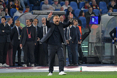 06.04.2024 serie A 31ma Roma vs Lazio 1 0 G.Mancini G.Leanza ph