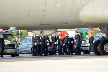 05.07.2016 Dacca victims terrorism land Ciampino Rome Airport 05.07.2016 Dacca victims terrorism land Ciampino Rome Airport