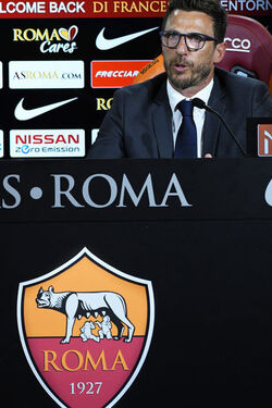 14.06.2017 Presentazione Di Francesco allenatore AS Roma