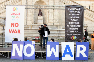 07.03.2022 Campidoglio Appello Giovani per la Pace. G.Leanza ph
