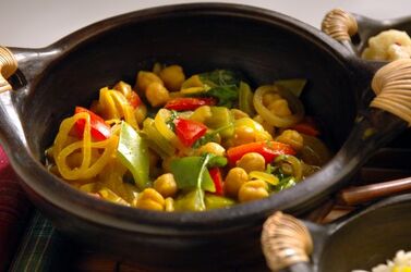 CURRY DI CECI E VERDURE