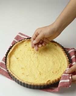 CROSTATA AL FORMAGGIO CON UVA E RIBES