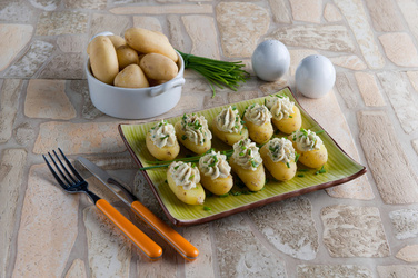 PATATE LESSE CON CREMA ALLA CURCUMA