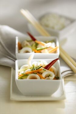 CALAMARI ALL ACETO CON VERDURE