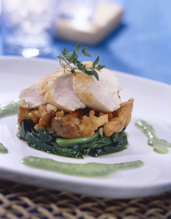 PETTO DI POLLO CON FUNGHI PETTO DI POLLO CON FUNGHI