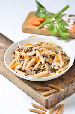 PASTA E FUNGHI CHAMPIGNON IN WOK