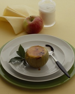 MELE CON CREMA CATALANA