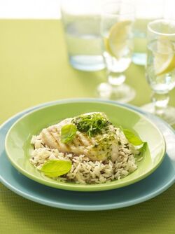 PESCE SPADA ALLA GRIGLIA AL PESTO