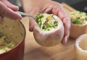 RAPE FARCITE CON PISELLI