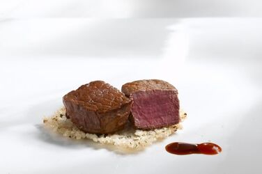 FILETTO AL SALE CON SALSA BARBECUE