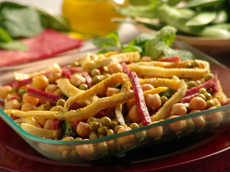 INSALATA DI LEGUMI CON PEPERONI