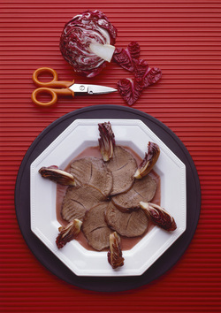 MAGATELLO BRASATO AL RADICCHIO