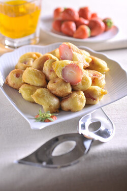 FRITTELLE CON LE FRAGOLE