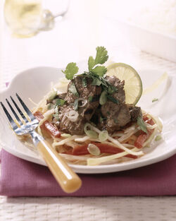 MANZO GRIGLIATO AL LIMONE VERDE