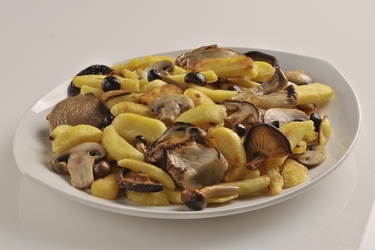 CONTORNO PATATE E FUNGHI