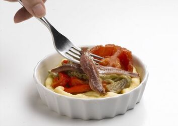 TORTINE DI VERDURE CON ACCIUGHE