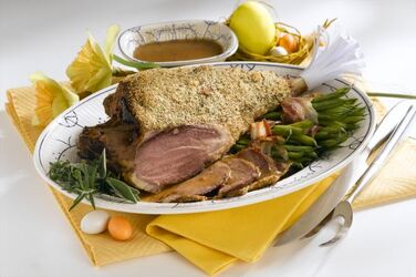 COSCIOTTO D AGNELLO IN CROSTA DI ERBE AROMATICHE