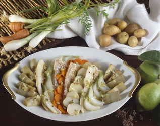 INSALATA DI MERLUZZO E VERDURE