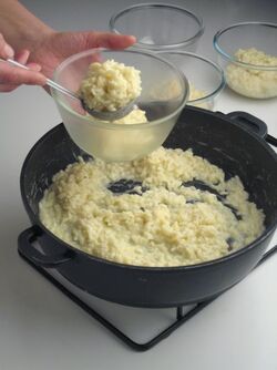 FIORI DI RISOTTI COLORATI CON VERDURE E SPEZIE