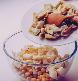 INSALATA DI CECI E BACCAL&Agrave;