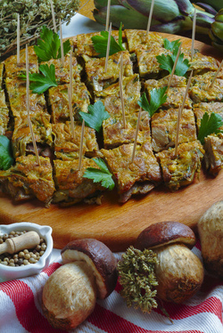 FRITTATA DI CARCIOFI FRESCHI FRITTATA DI CARCIOFI FRESCHI