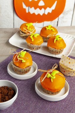 CUPCAKES SEMPLICI DI HALLOWEEN