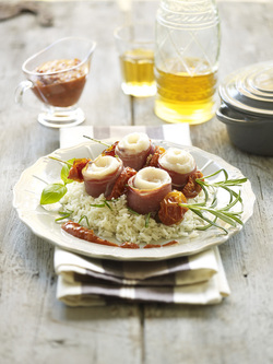 SPIEDINI DI FILETTI DI SOGLIOLA E POMODORINI