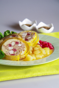  GALANTINA DI GALLINA ALLA MOSTARDA DI MELE