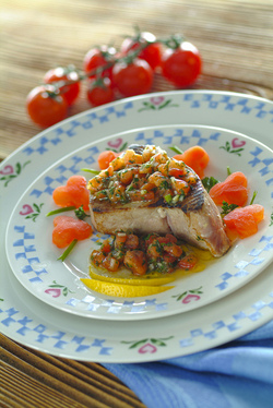 TONNO GRIGLIATO AL POMODORO