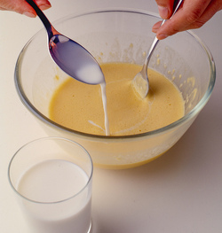 ROTOLO DI FRITTATA CON CAPRINO E PREZZEMOLO