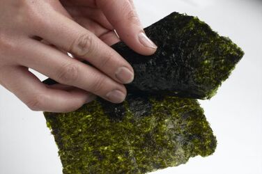 TEMAKI CONO DI ALGA CON PESCE E RISO