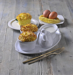 SOUFFL&Eacute; DI TAGLIOLINI CON FONDUTA DI PARMIGIANO REGGIANO