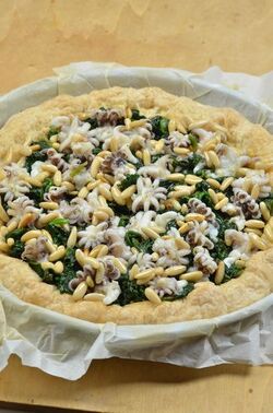 SFOGLIA CON SPINACI E SEPPIOLINE