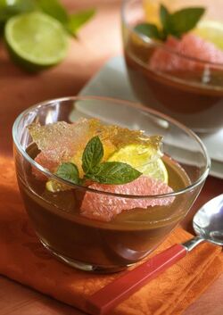 BUDINO DI CIOCCOLATO E AGRUMI