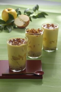 CREMA DI MELE IN COPPA